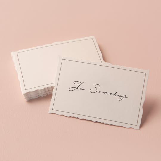6 Packs: 50 ct. (300 total) Black Border Place Cards by Celebrate It™